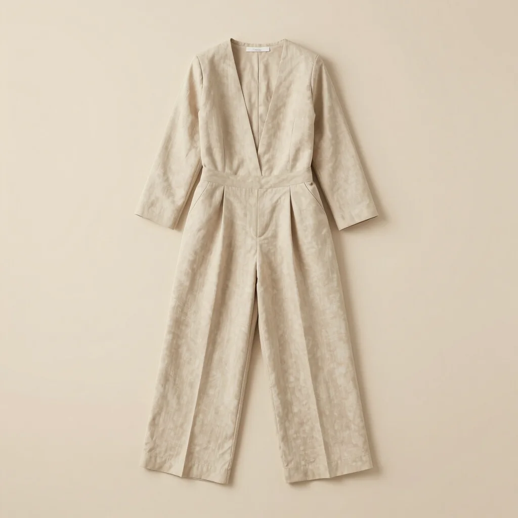 Linen Wide-Leg Jumpsuit